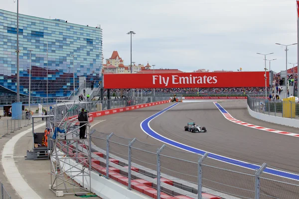 Lewis Hamilton della Mercedes AMG Petronas. Formula Uno. Sochi Russia — Foto Stock