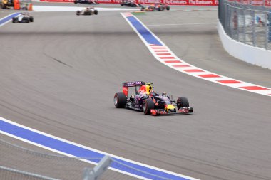 Daniil Kvyat of Red Bull Racing. Formula One. Sochi Russia
