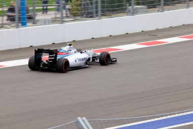 Valtteri Bottas of Williams Martini Racing. Formula One. Sochi Russia