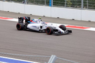 Valtteri Bottas of Williams Martini Racing. Formula One. Sochi Russia