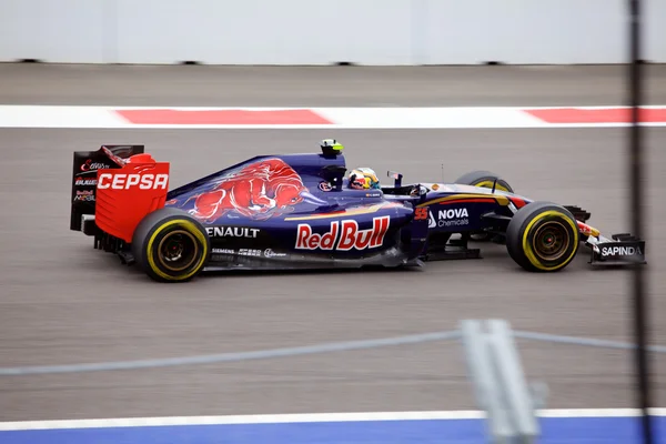 Carlos Sainz of Scuderia Toro Rosso. Formula One. Sochi Russia — ストック写真