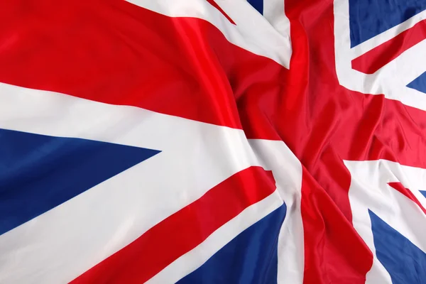 UK, British flag, Union Jack — Stock Photo, Image