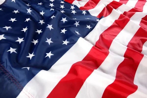 Close up of American flag — Stock Photo, Image