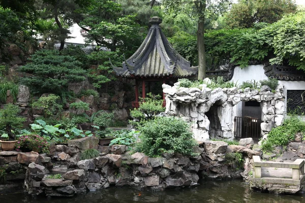 Jardin chinois classique, Shanghai, Chine — Photo