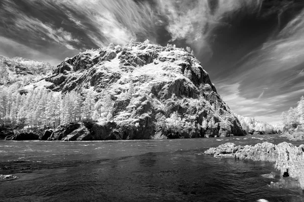 Reserva Biosférica Natural del Estado de Altai, Río Chuia, Rusia . — Foto de Stock