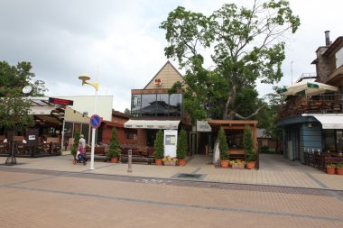 bir kafede, palanga, Litvanya