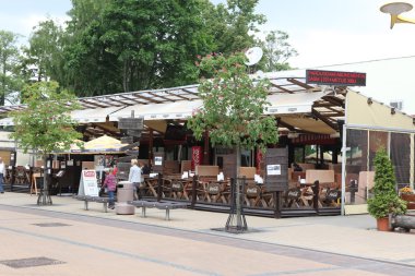 bir kafede, palanga, Litvanya