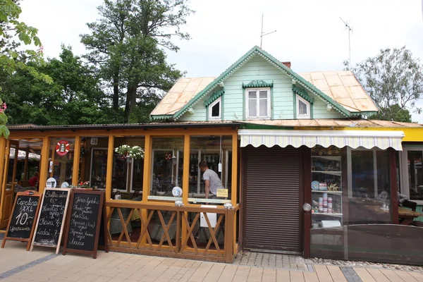 Kavárna v palanga, Litva — Stock fotografie