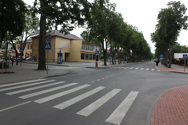 Central promenade in Palanga — Stock Photo, Image