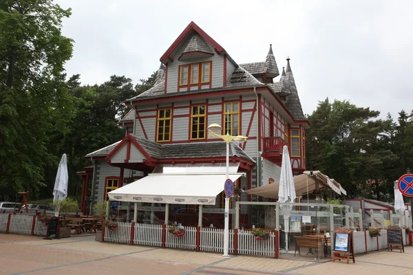 Café em Palanga, Lituânia — Fotografia de Stock