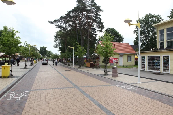 Zentrale promenade in palanga — Stockfoto