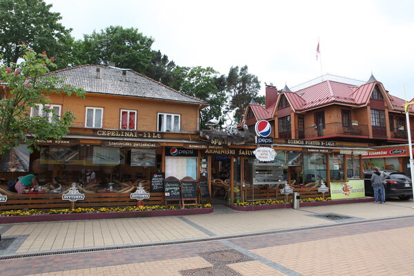 Кафе в Паланге, Литва
