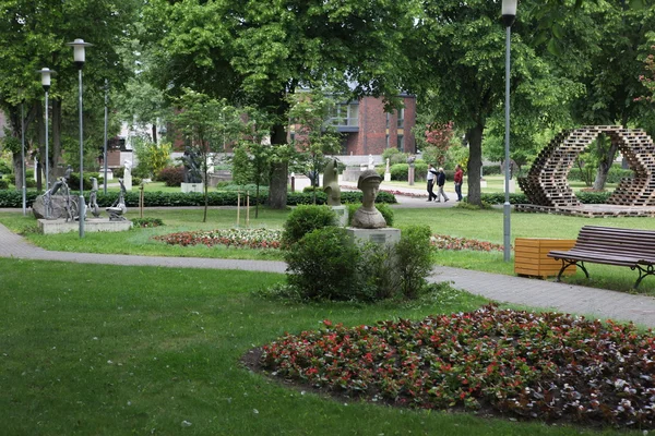 Stadspark in Palanga, Litouwen — Stockfoto