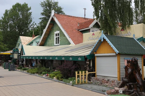 Café i palanga, lithuania — Stockfoto