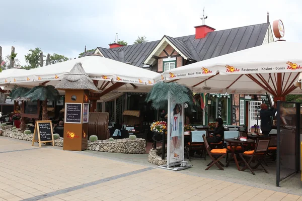 Café en Palanga, Lituania —  Fotos de Stock