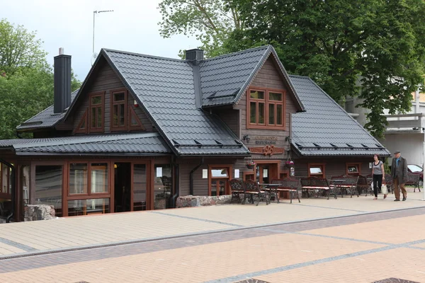 Café em Palanga, Lituânia — Fotografia de Stock