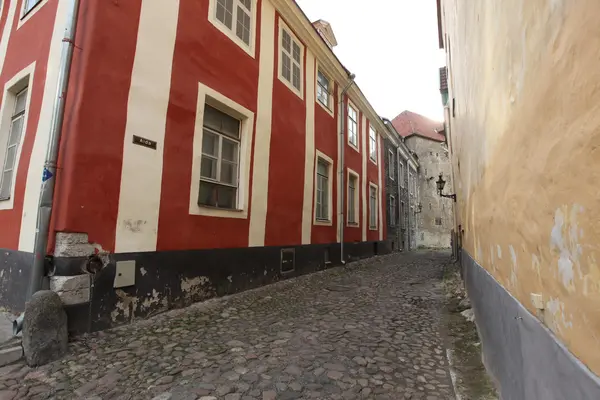 Rua velha de Tallinn — Fotografia de Stock