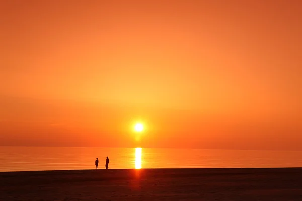 Oceano tramonto paesaggio — Foto Stock