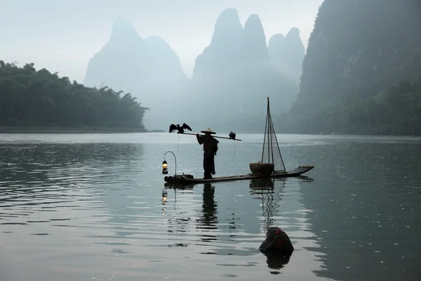 Pesca uomo — Foto Stock