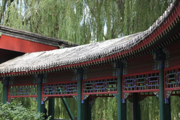 Elementos da arquitetura tradicional chinesa — Fotografia de Stock