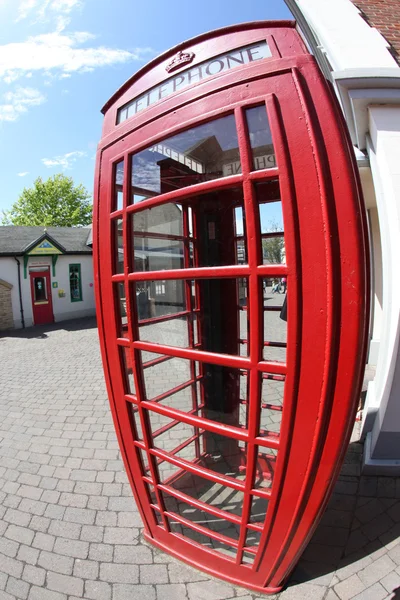 런던에서 전화 박스 — 스톡 사진