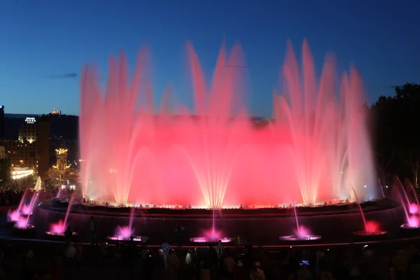 Magischer Brunnen, barcelona — Stockfoto