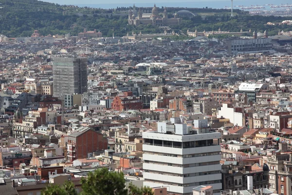 Panorama över barcelona. Spanien — Stockfoto