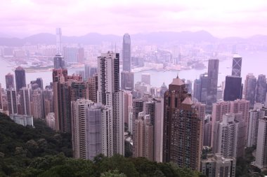 Hong Kong havadan görünümü