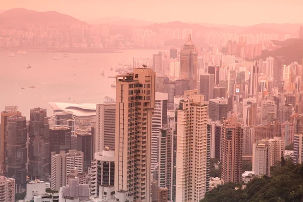 Vue aérienne de Hong Kong — Photo