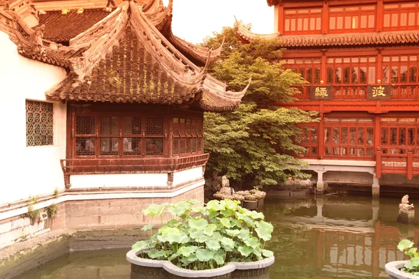 Yuyuan Garden Sanghajban — Stock Fotó