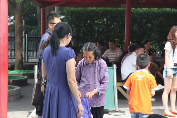 Nas ruas de Xangai, China — Fotografia de Stock