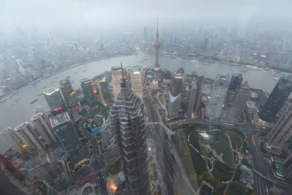 Aerial view of Shanghai, China — Stock Photo, Image