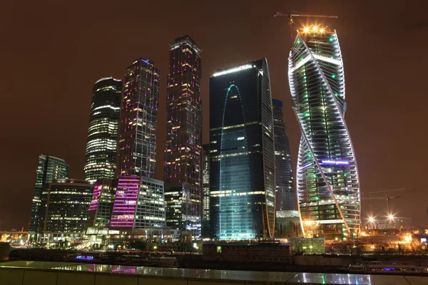 Skyscrapers City center in Moscow — Stock Photo, Image