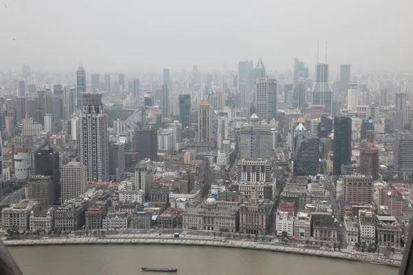 中国の上海の空中風景 — ストック写真