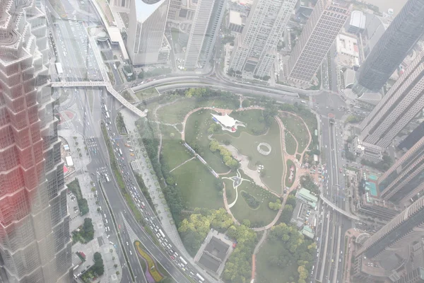 Vue aérienne de shanghai, Chine — Photo