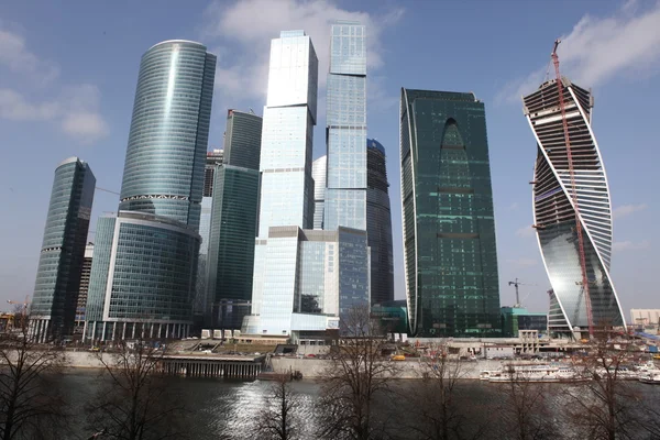 Famous and Beautiful view Skyscrapers City — Stock Photo, Image