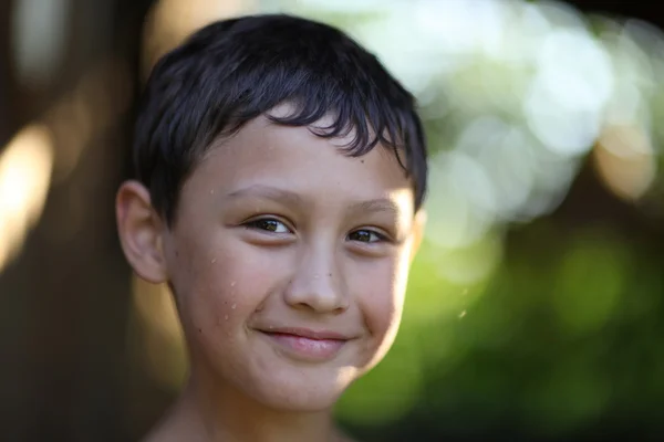 Jungen-Porträt — Stockfoto