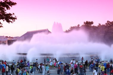 Barcelona güzel fıskiye