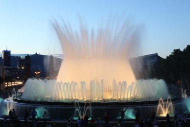 Barcelona güzel fıskiye