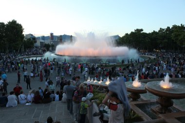 Barcelona güzel fıskiye