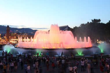 Barcelona güzel fıskiye