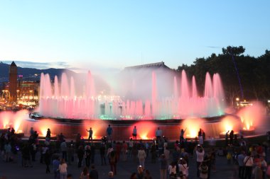 Barcelona güzel fıskiye