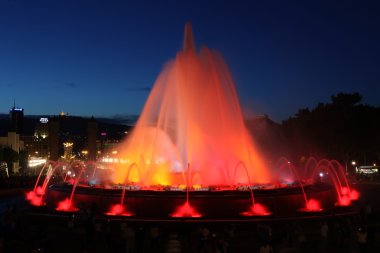 Barcelona güzel fıskiye