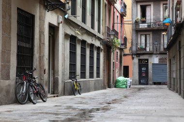 barcelona sokaklarına