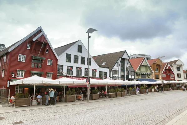 Turistas em Bergen — Fotografia de Stock