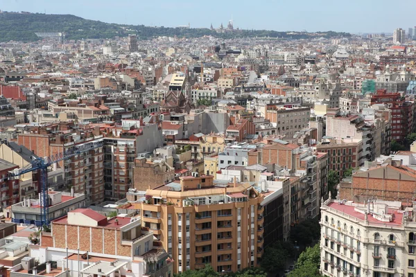 Vue aérienne de Barcelone — Photo