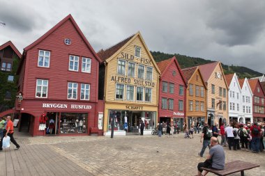 Turistler Bergen