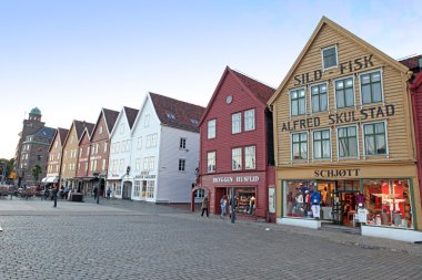 Turistler Bergen