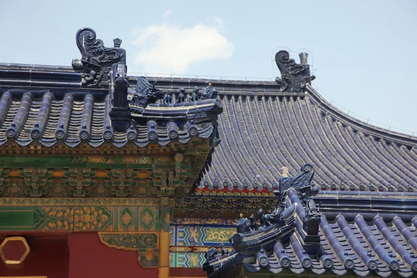 Roof statue in Forbidden City — Stock Photo, Image