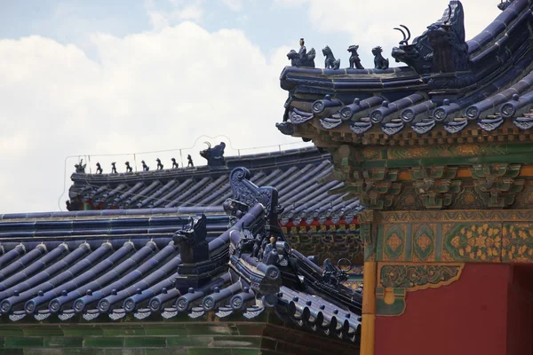 Roof statue in Forbidden City — Stock Photo, Image